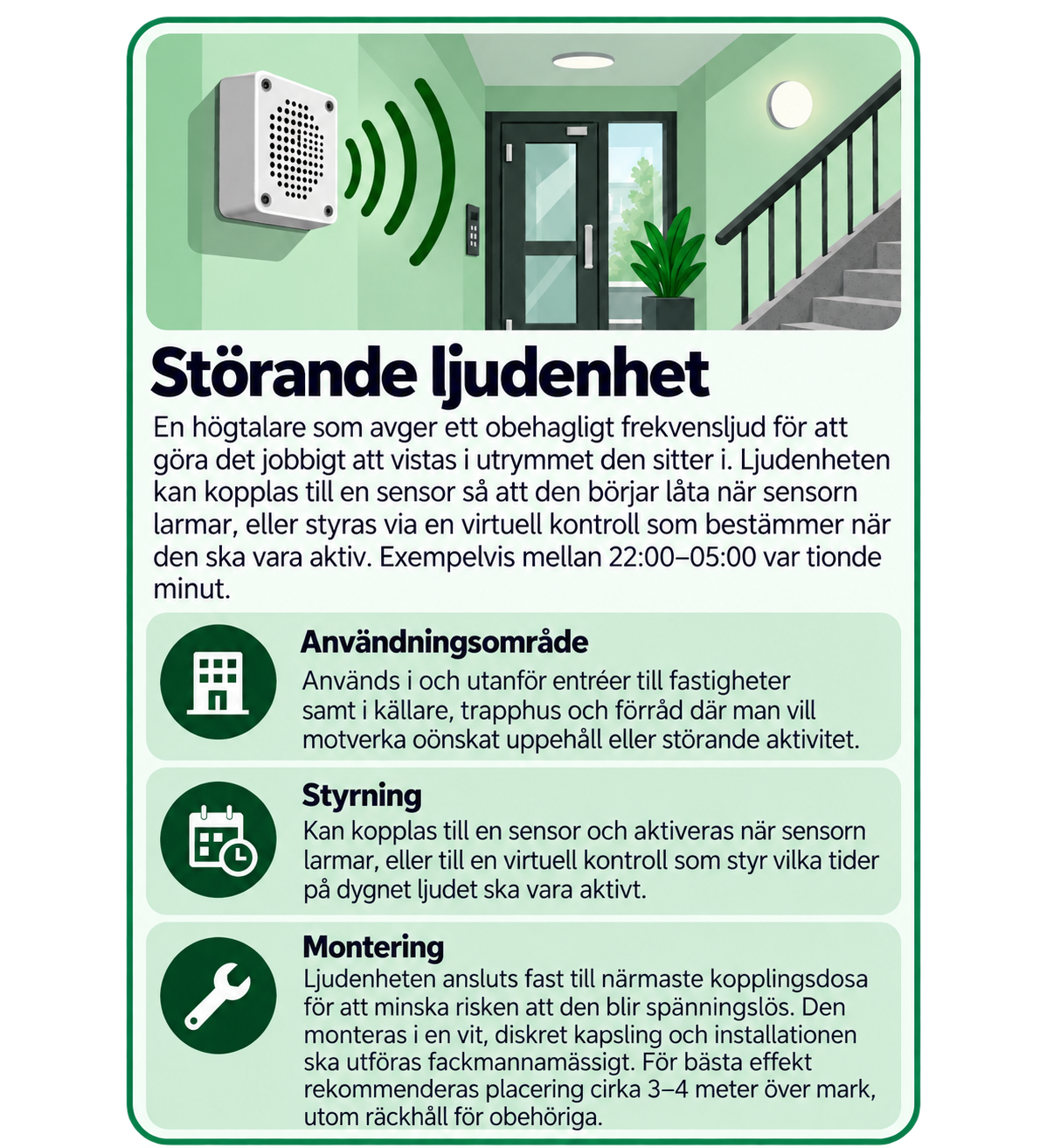 Störande ljudenhet